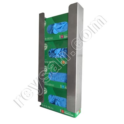 DISTRIBUTEUR DE GANTS EN ACIER INOXYDABLE