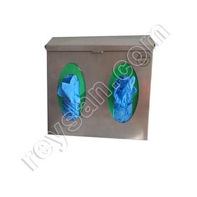 DISTRIBUTEUR DE GANTS FERMÉ EN ACIER INOXYDABLE