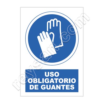 PANNEAU OBLIGATOIRE DE PORT DE GANTS