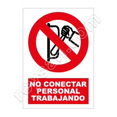 SEÑAL NO CONECTAR PERSONAL TRABAJANDO