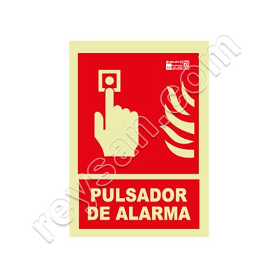 SEÑAL PULSADOR DE ALARMA