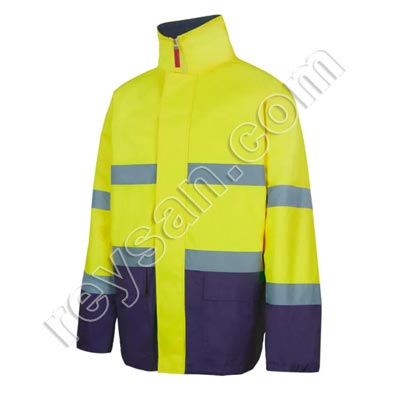 PARKA BICOLORE HAUTE VISIBILITÉ