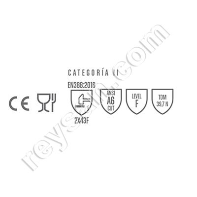 GANT DÉTECTABLE EN MÉTAL STAHLNETZ CUTGUARD GHOST