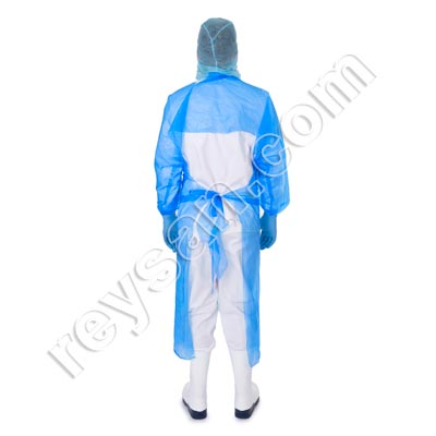 TABLIER JETABLE AVEC MANCHES CAST PE PREMIUM 