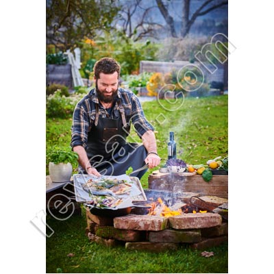 TABLIER EN CUIR DICK 95 x 70 CM