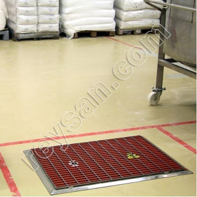 GRILLE EN ACIER INOXYDABLE POUR TAPIS MAGNÉTIQUE