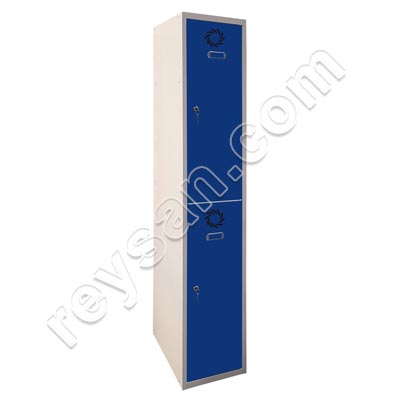CASIER ECO30 PRO 2 PORTES BLEU