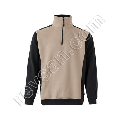 SWEAT À DEMI-ZIP