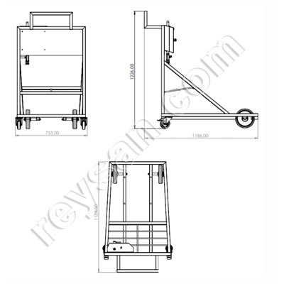 CENTRALE DE NETTOYAGE PORTABLE POUR 2 PRODUITS AVEC SATELLITE