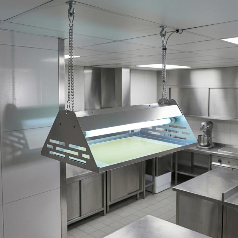 DESTRUCTEUR D’INSECTES INOX LED INCASSABLE 15W