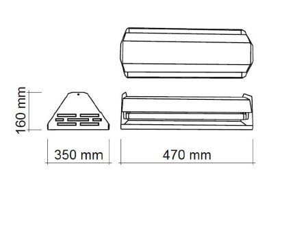 DESTRUCTEUR D’INSECTES INOX LED INCASSABLE 15W