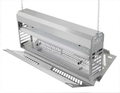 DESTRUCTEUR D’INSECTES INOX LED INCASSABLE 18W IP54 GRILL