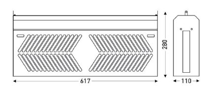 DESTRUCTEUR D’INSECTES INOX LED INCASSABLE 18W IP54 GRILL