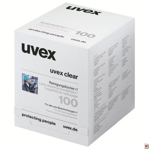 KIT DE LINGETTES DE NETTOYAGE POUR LUNETTES UVEX