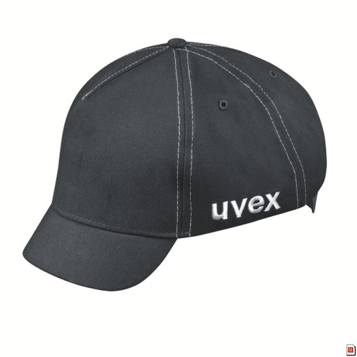 CASQUETTE DE PROTECTION UVEX SPORT NOIRE VISIÈRE COURTE